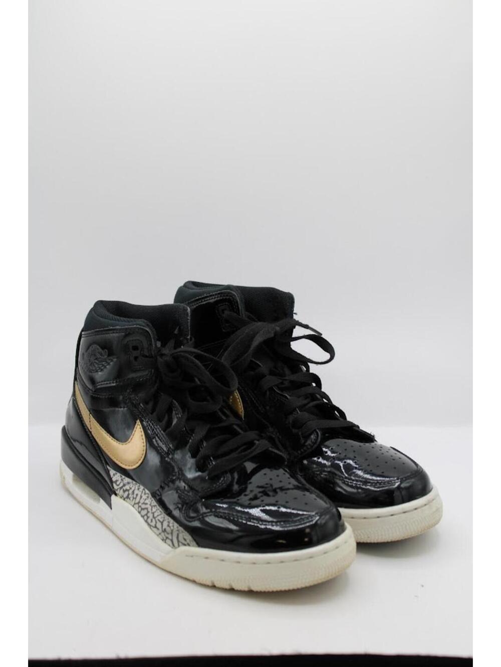 Nike Air Jordan Legacy 312 Black Metallic Gold High Top Sneakers men's Size 9